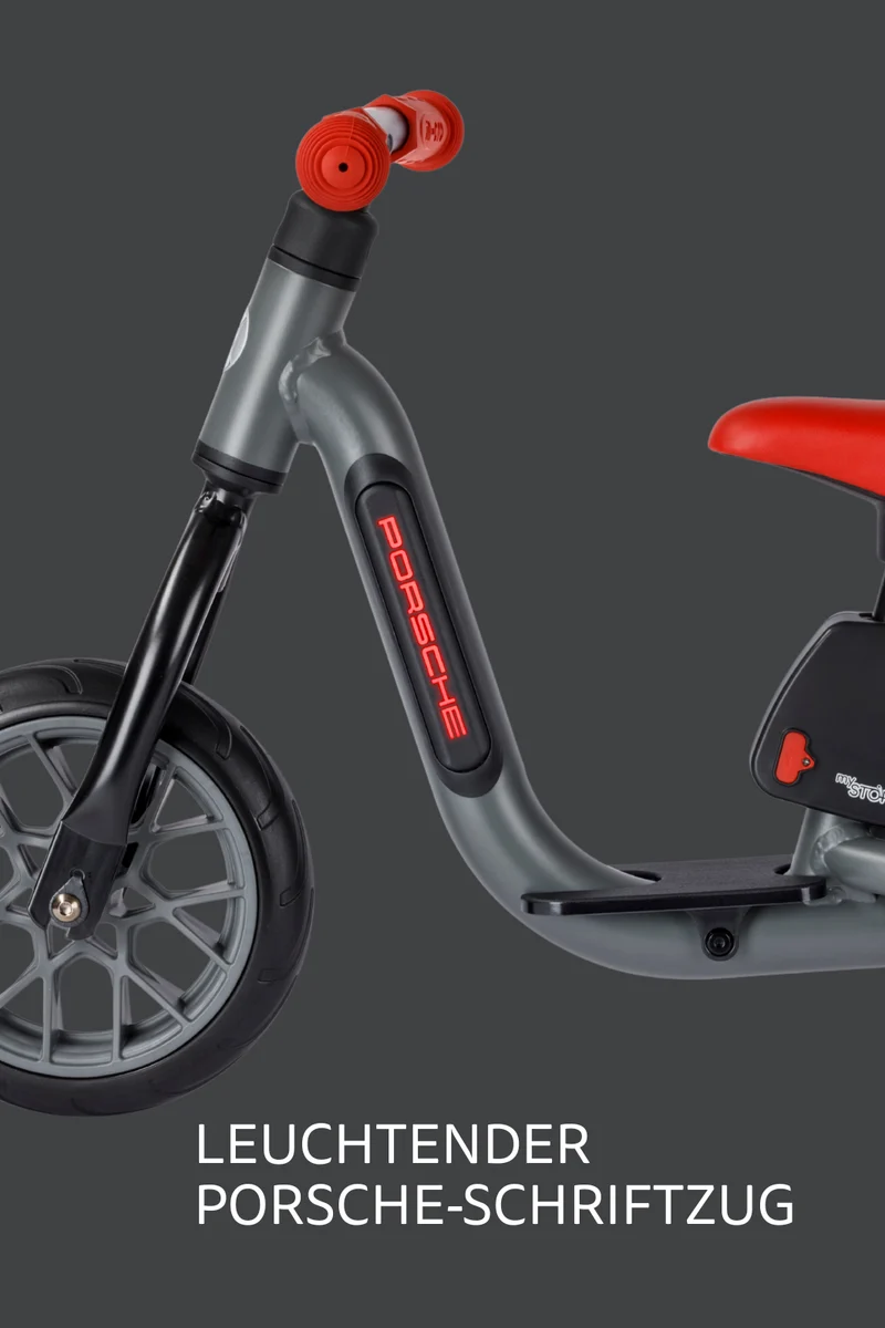 Micro Balance Bike by Porsche Stone Grey Metallic