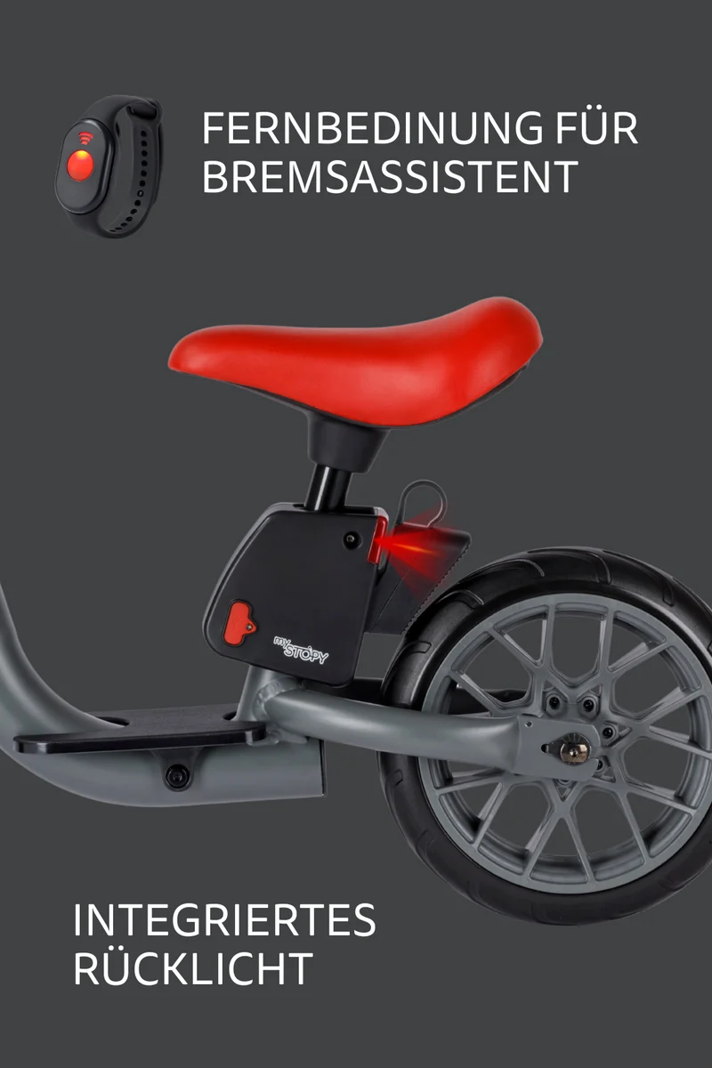 Micro Balance Bike by Porsche Stone Grey Metallic