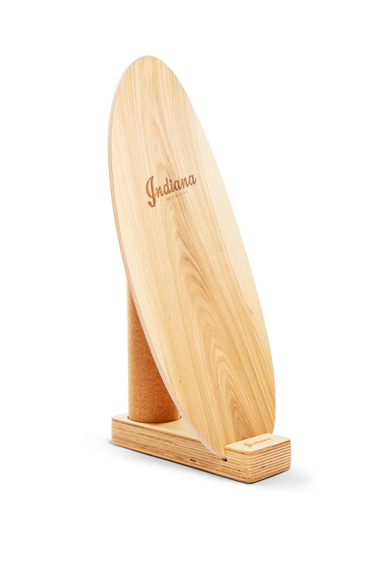 Indiana® Balance Board Esche inkl. Korkrolle