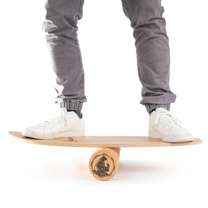 Indiana® Balance Board Esche inkl. Korkrolle