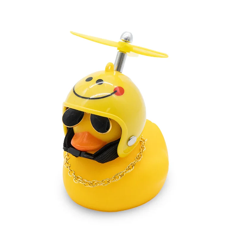 LED E-Scooter Ente mit Helm – Lustiges Gadget mit LED & Propeller