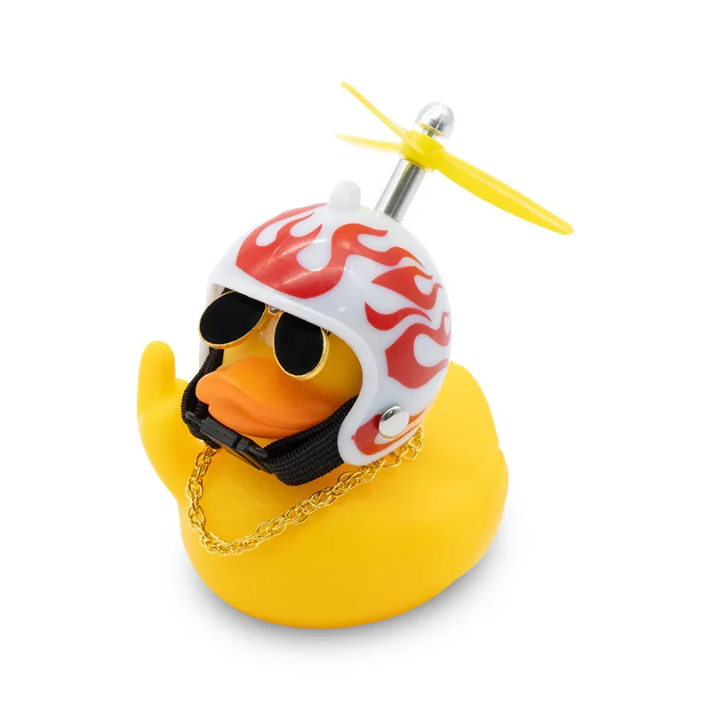 LED E-Scooter Ente mit Helm – Lustiges Gadget mit LED & Propeller