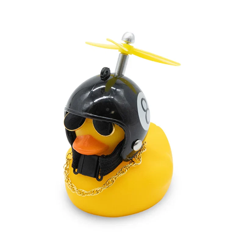 LED E-Scooter Ente mit Helm – Lustiges Gadget mit LED & Propeller