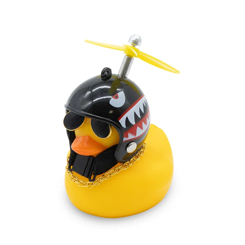 LED E-Scooter Ente mit Helm – Lustiges Gadget mit LED & Propeller