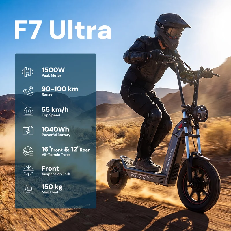 iScooter iX5S 1000W Off Road Electric Scooter