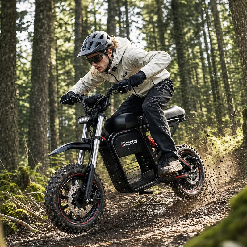iScooter DX5Max Electric Dirt Bike for Adults