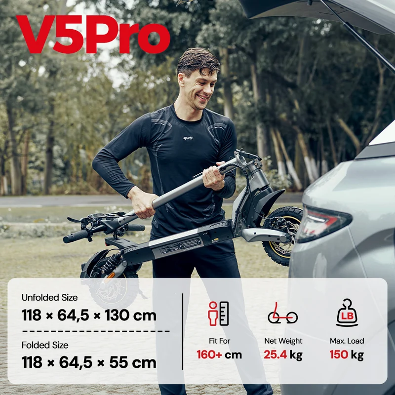 iScooter V5 Pro 1000W Electric Scooter | Nordic Street Legal (20km/h)