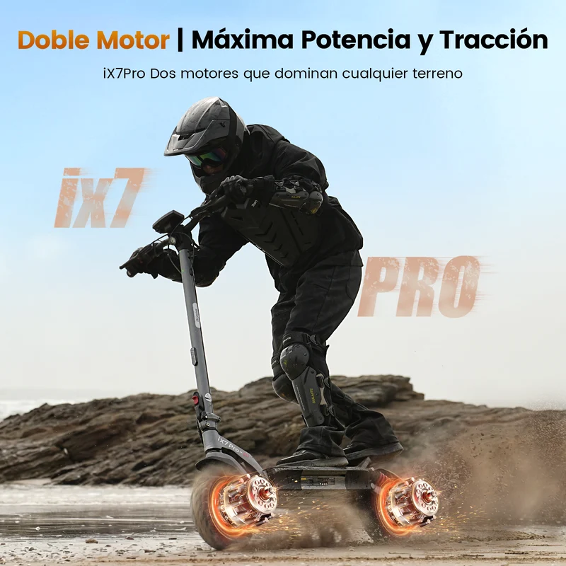 iScooter Patinete Eléctrico iX7Pro Certificado VMP para España