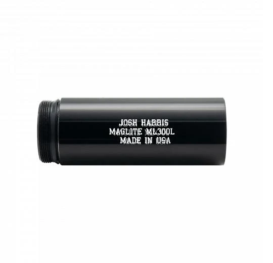 Maglite ML300L - Barrel Storage - Black - Custom Engraving