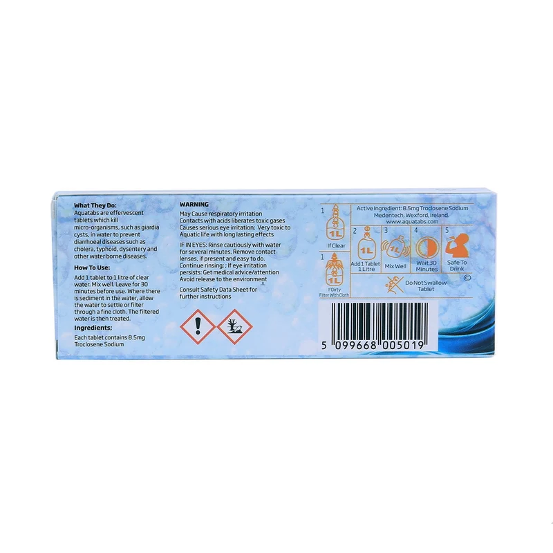 Water purification tablets (1 x 50 pcs) CR216