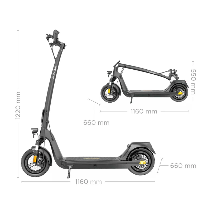 Joyor C10-E ABE Electric Scooter - 500W 40km Removable Battery