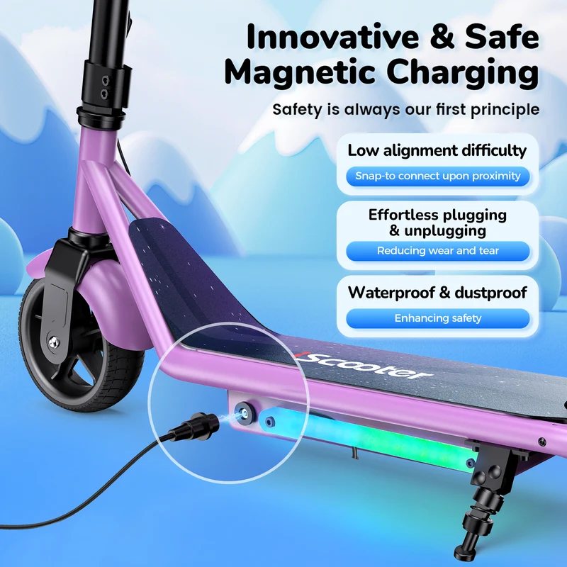 iScooter iK3Pro 150W Electric Scooter for Kids with Adjustable Height