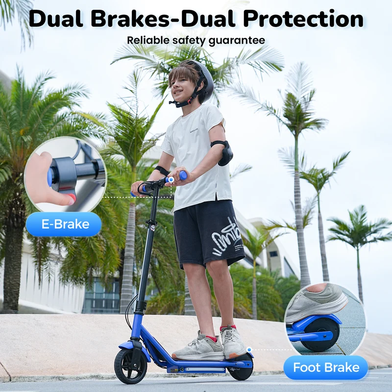 iScooter iK3Pro 150W Electric Scooter for Kids with Adjustable Height