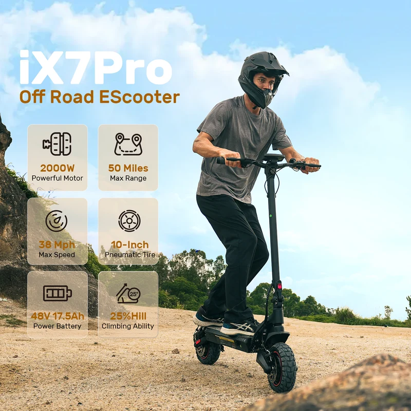 iScooter iX5S 1000W Off Road Electric Scooter