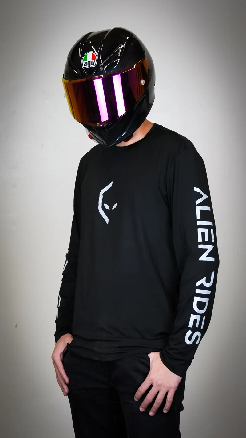 Alien Rides Reflective Long Sleeve Shirt