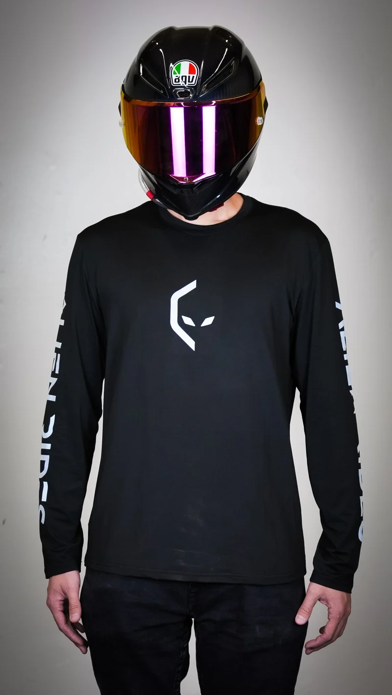 Alien Rides Reflective Long Sleeve Shirt
