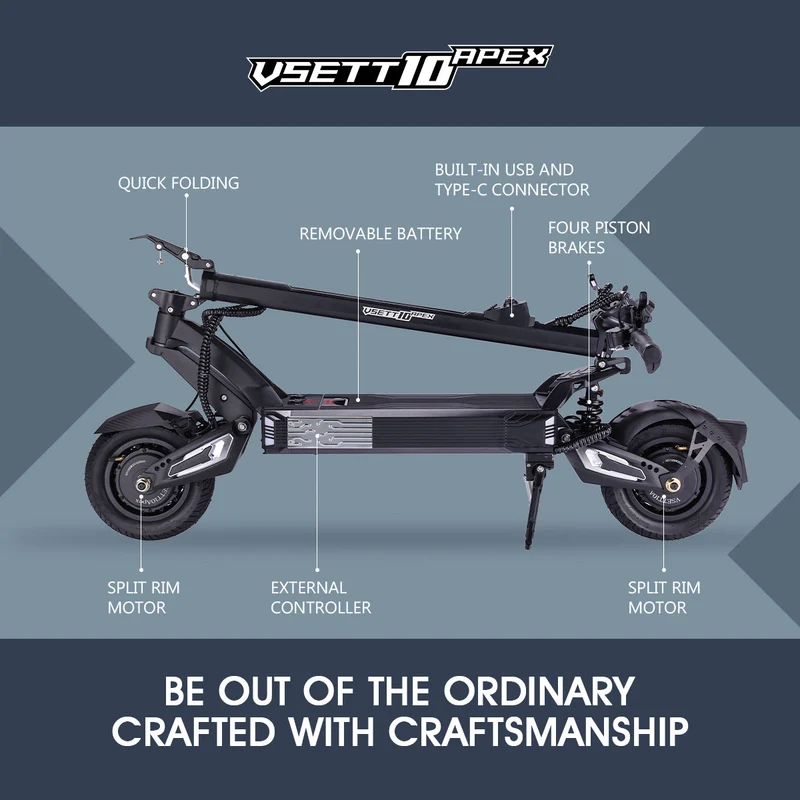 VSETT 10+ Apex Electric Scooter