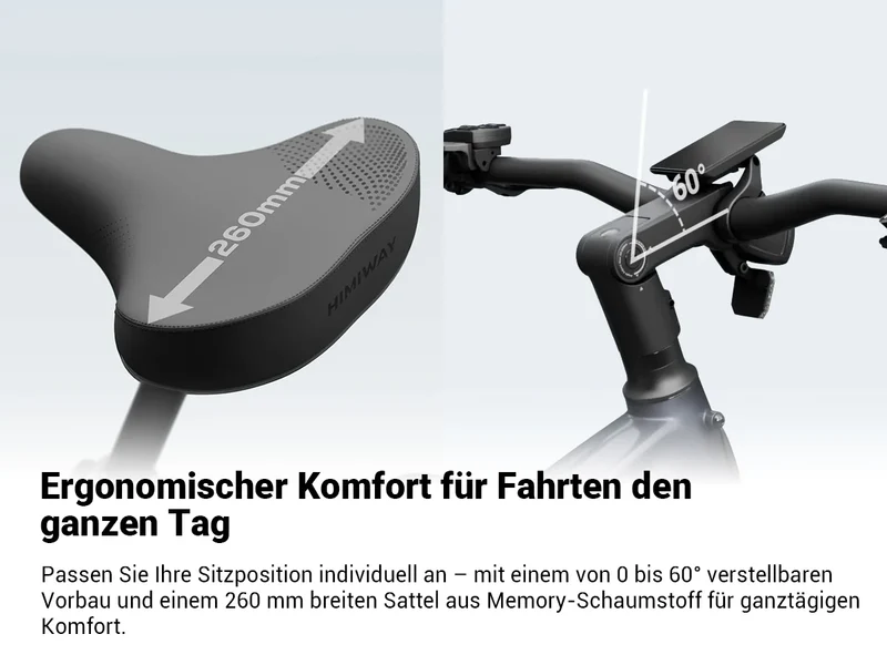 Kombipaket: Himiway D5 2.0 + 20Ah Zusatzakku