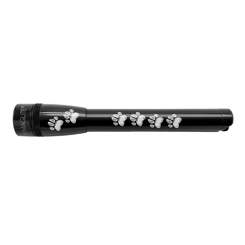 MiniMag 2AA Cell Black LED Flashlight, Walk N Wag