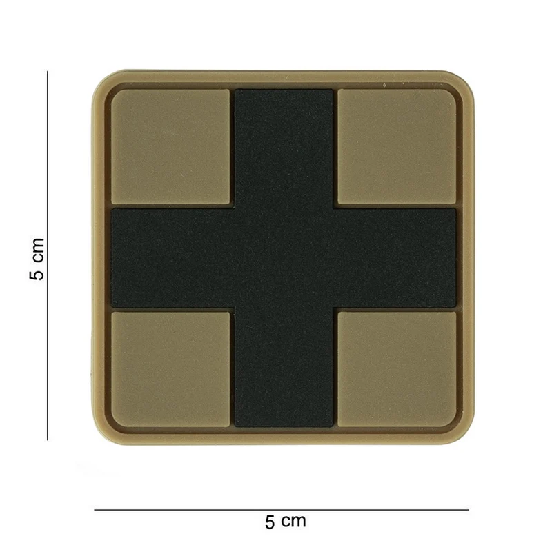 3D pvc patch Cross coyote #17028