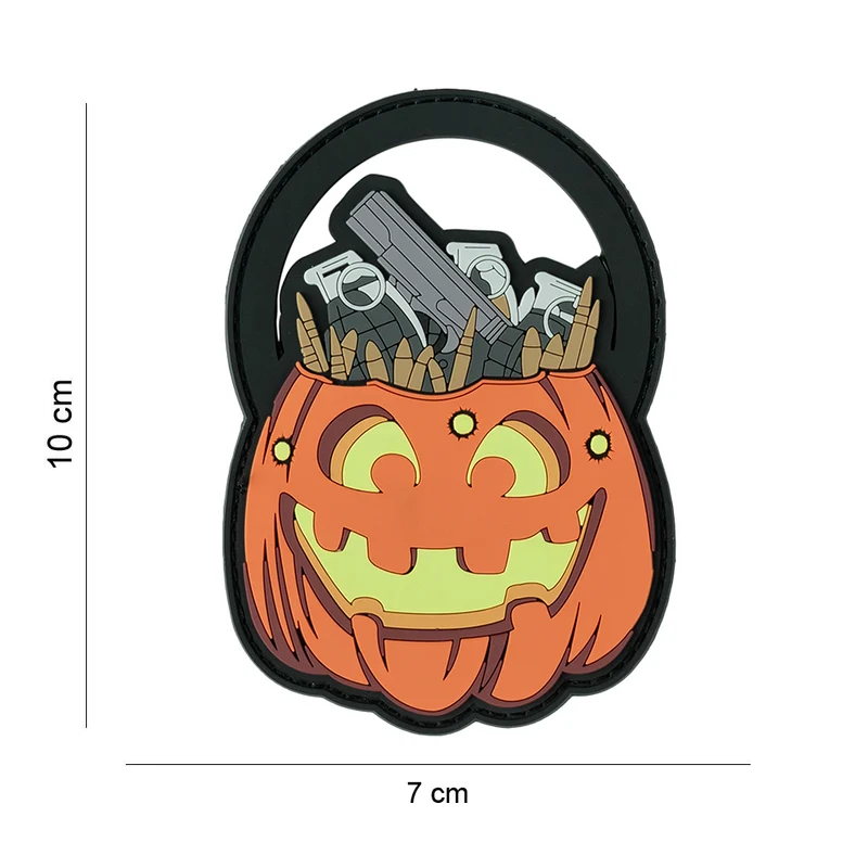 3D pvc patch Trick or Treat #14084