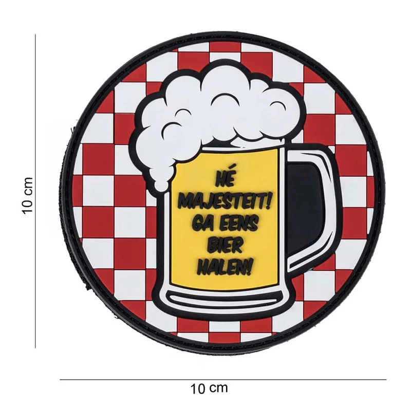 3D pvc patch Hé majesteit! #10040