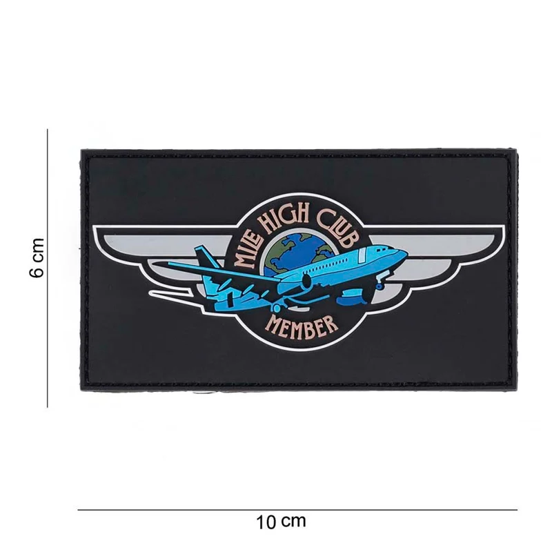 3D pvc patch Mile high club #10086