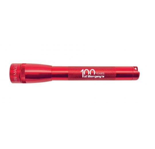 Mini Maglite Pro LED Flashlight - Red - Custom Engraving