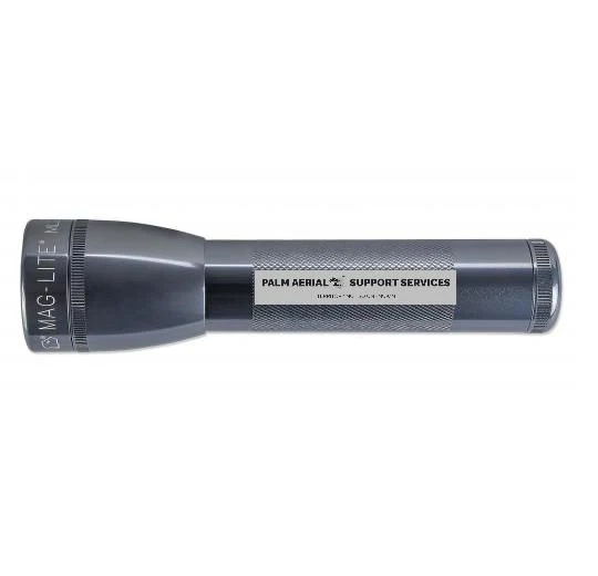 ML25LT LED 2-Cell C Flashlight - Gray - Custom Engraving