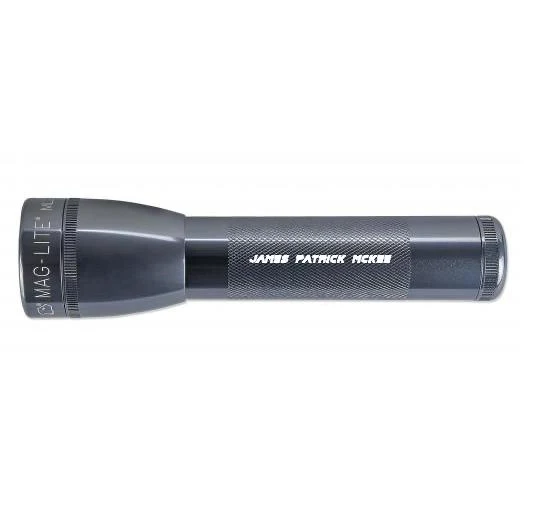 ML25LT LED 2-Cell C Flashlight - Gray - Custom Engraving