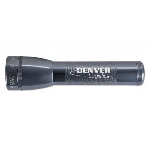 ML25LT LED 2-Cell C Flashlight - Gray - Custom Engraving