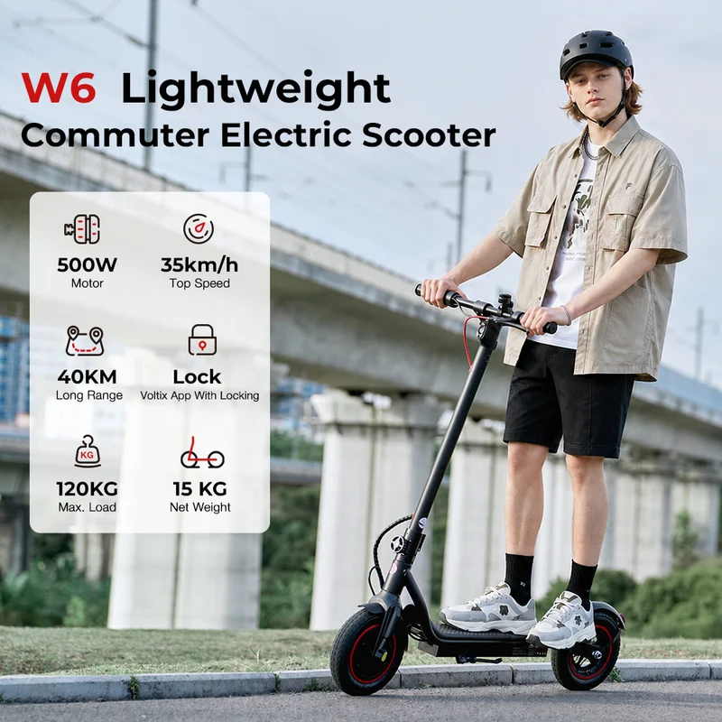 iScooter W6 500W Commuting Electric Scooter