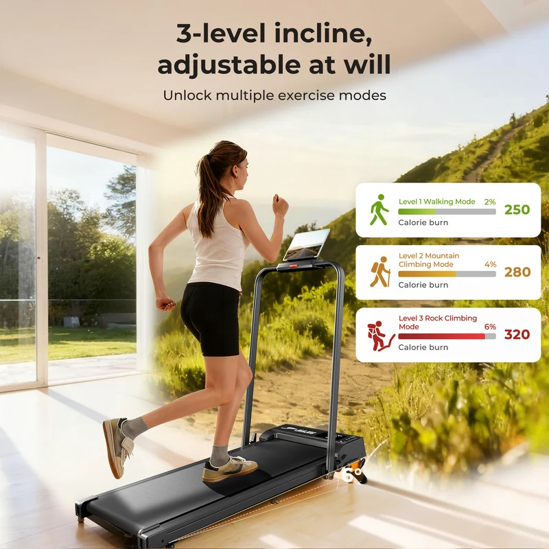 JT52 2-in-1 Treadmill with Incline