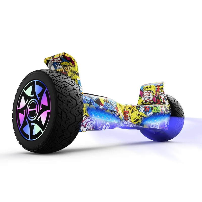 H8 8.5" Off Road Hoverboard with Bluetooth Music and LED Lights - Self Balancing System
