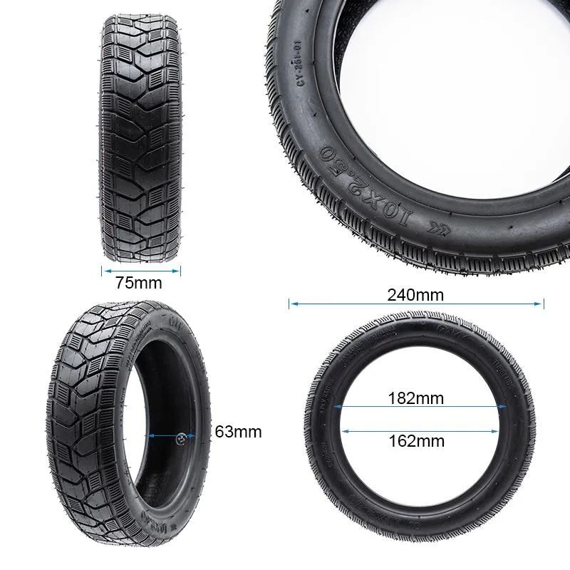 Ninebot F2/F2 Pro/F2 Plus – Reifen Tubeless 10×2,50-6,5