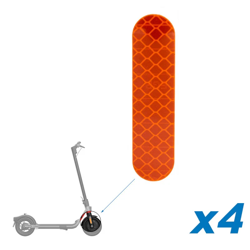 Ninebot Serie F & D – Reflektor Aufkleber für Gabel