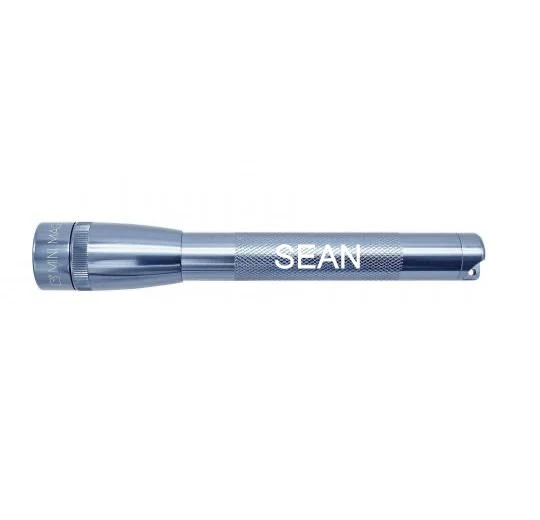 Mini Maglite Pro LED Flashlight - Gray - Custom Engraving