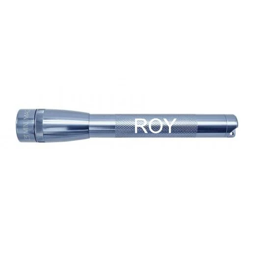 Mini Maglite Pro LED Flashlight - Gray - Custom Engraving