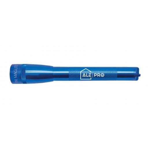 Mini Maglite Pro LED Flashlight - Blue - Custom Engraving