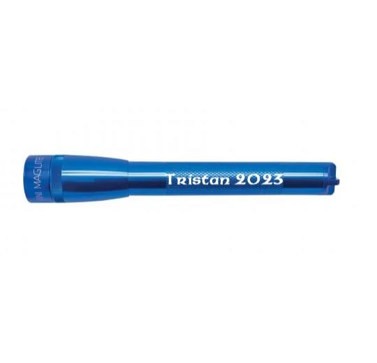 Mini Maglite Pro LED Flashlight - Blue - Custom Engraving
