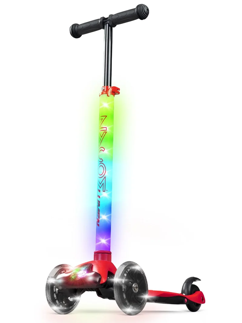Zycom Light-Up Zipper Lumen RGB Scooter - Red