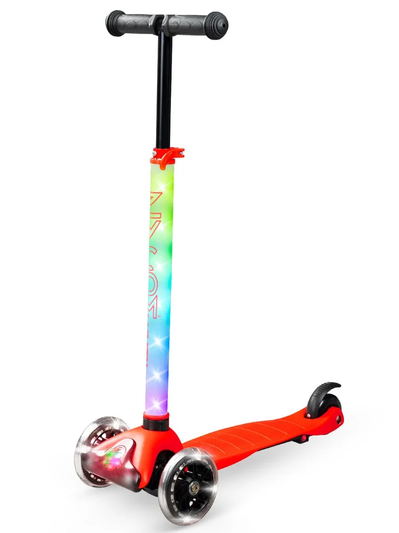 Zycom Light-Up Zipper Lumen RGB Scooter - Red