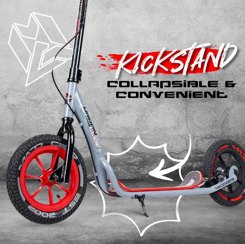 Urban Glide Commuter Scooter - Gray Red