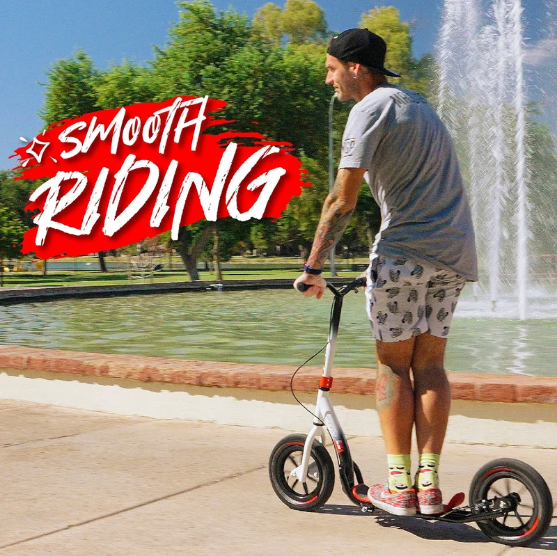 Urban Glide Commuter Scooter - Gray Red