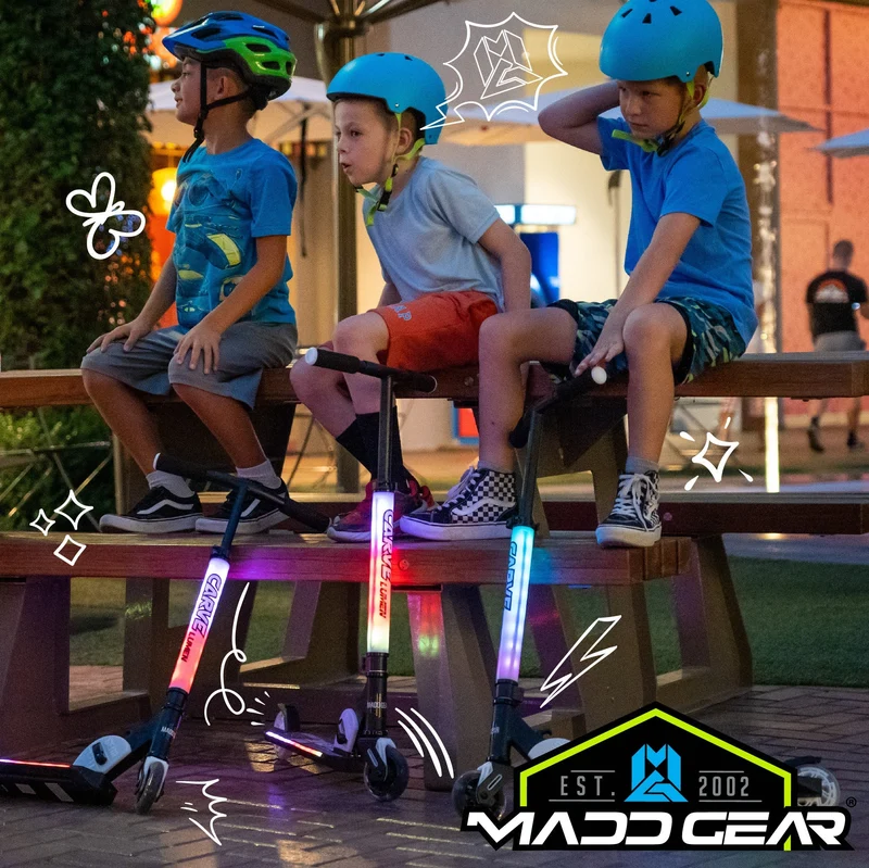 Carve Lumen Light-Up Folding Scooter