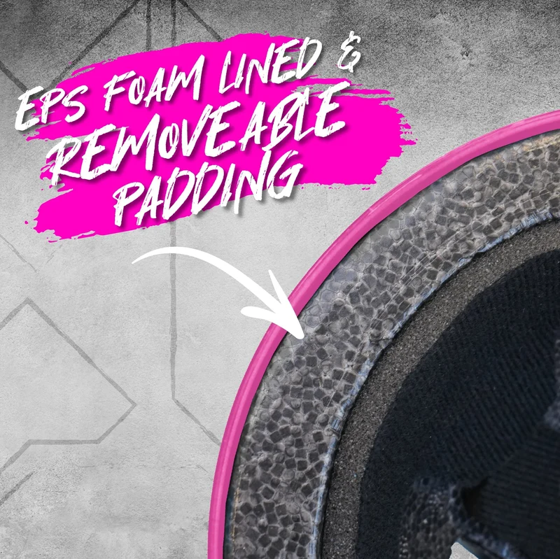 Certified EPS Helmet - Pink Blue M/L