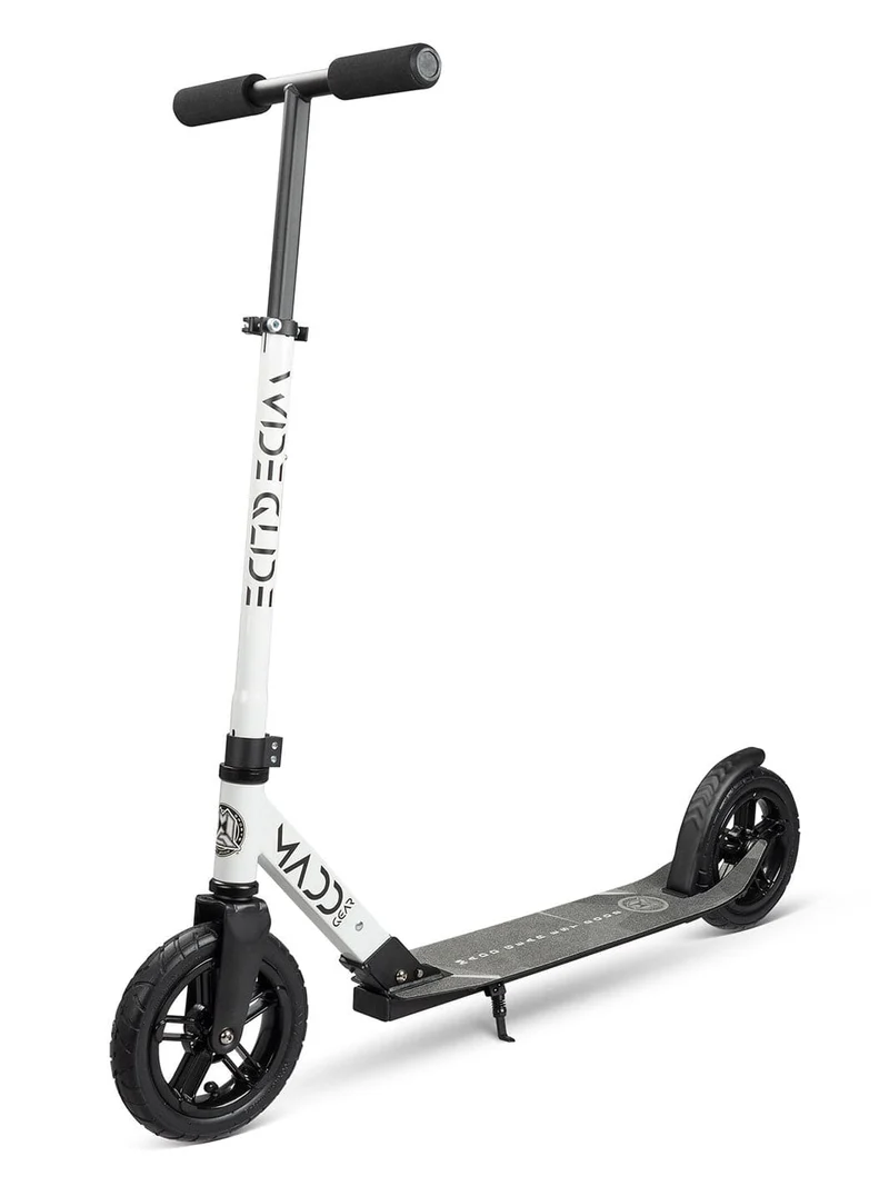 Wide Glide Folding Commuter Scooter - White