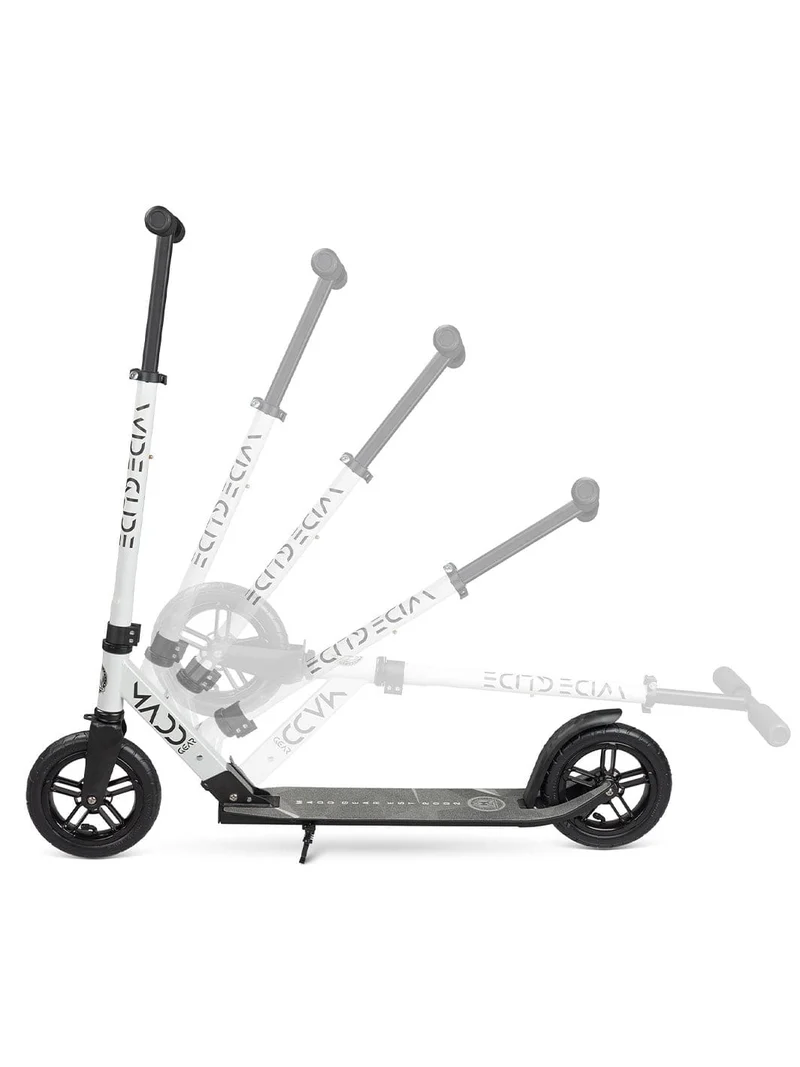 Wide Glide Folding Commuter Scooter - White