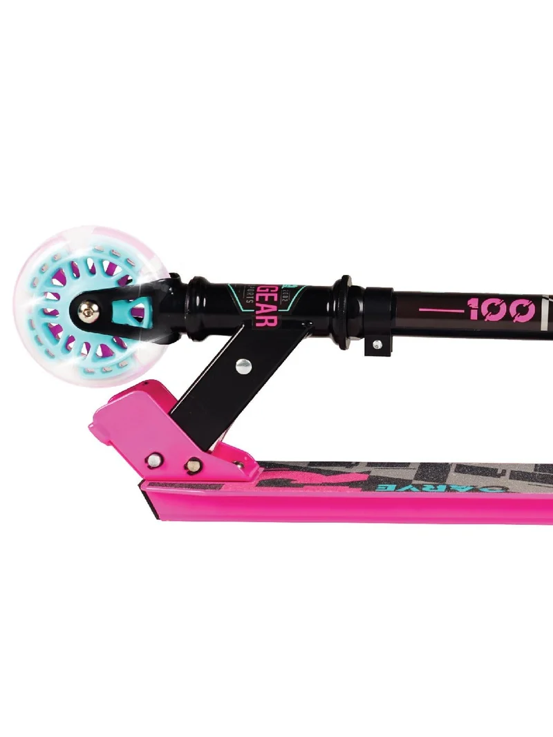Rize 100 Light-Up Scooter - Pink Teal