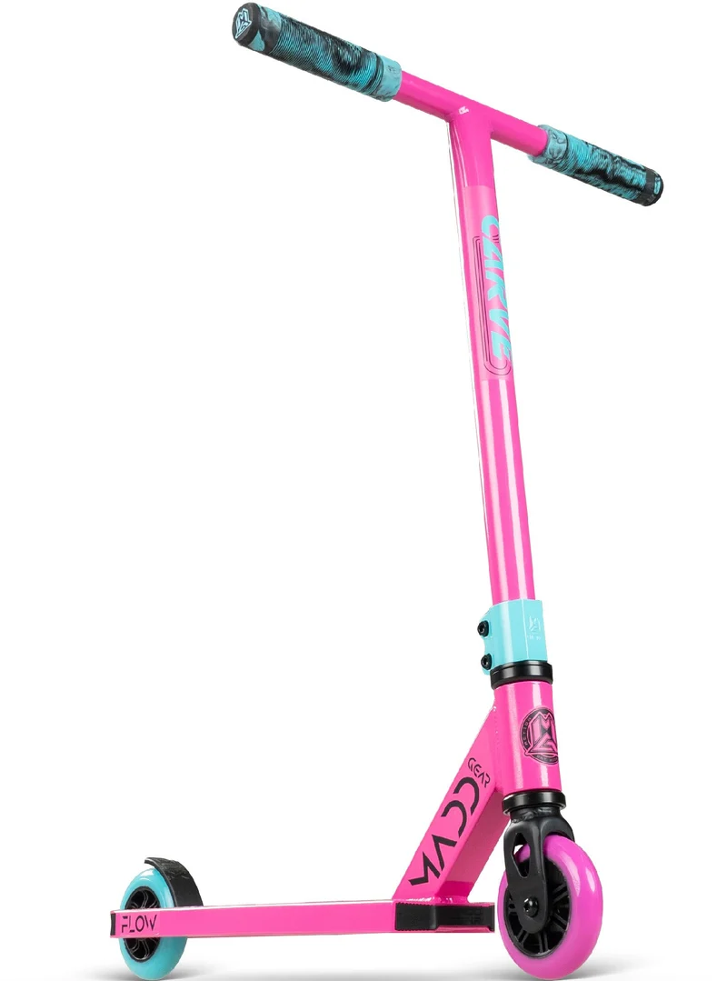 Carve Flow-X Pro Stunt Scooter - Pink-Teal